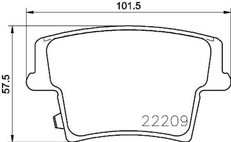 Гальмівні колодки дискові BREMBO P11040