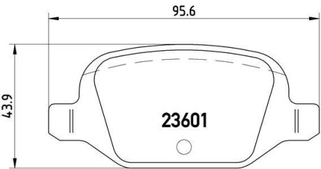 Гальмівні колодки дискові BREMBO P23064