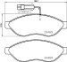 Комплект гальмівних колодок BREMBO P23143 (фото 1)