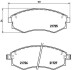 Гальмівні колодки дискові BREMBO P30022 (фото 1)