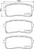 Комплект гальмівних колодок BREMBO P30080 (фото 1)
