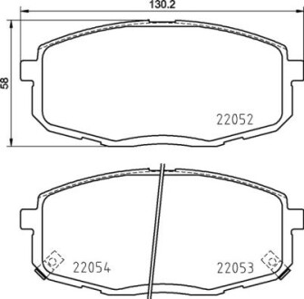 Фото гальмівні колодки дискові BREMBO P30099 Гальмівні колодки дискові BREMBO P30099
