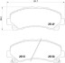 Комплект гальмівних колодок BREMBO P34007 (фото 1)