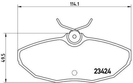 Гальмівні колодки дискові BREMBO P36013