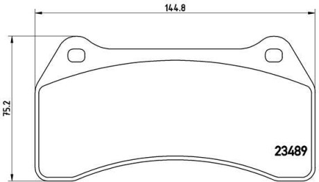 Гальмівні колодки дискові BREMBO P36014