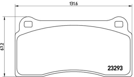 Гальмівні колодки дискові BREMBO P36018
