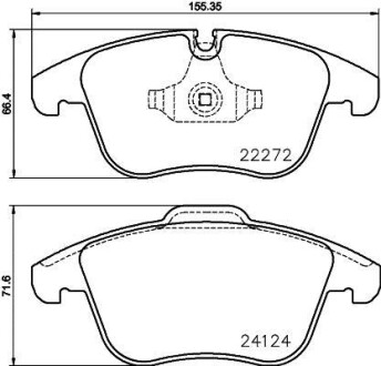 Гальмівні колодки дискові BREMBO P36030