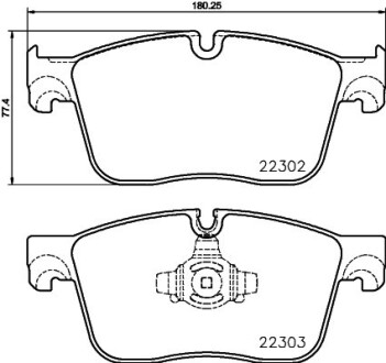 Гальмівні колодки дискові BREMBO P36 031