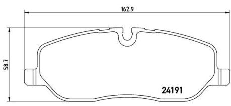 Гальмівні колодки дискові BREMBO P44 014