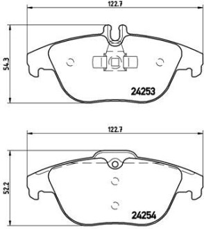 Гальмівні колодки тюнінгові BREMBO P50068X
