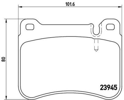 Гальмівні колодки тюнінгові BREMBO P50073X
