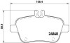 Гальмівні колодки тюнінгові BREMBO P50091X (фото 1)