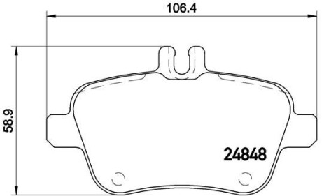 Гальмівні колодки тюнінгові BREMBO P50091X