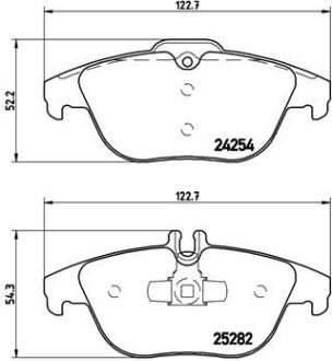 Колодки гальмівні дискові BREMBO P50104 (фото 1)