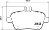 Комплект гальмівних колодок BREMBO P50135 (фото 1)