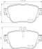 Комплект гальмівних колодок BREMBO P50136 (фото 1)
