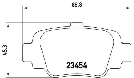 Гальмівні колодки дискові BREMBO P56032