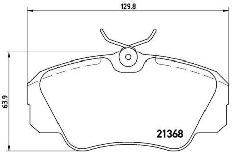 Фото гальмівні колодки дискові BREMBO P59 016 Гальмівні колодки дискові BREMBO P59 016
