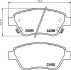 Комплект гальмівних колодок BREMBO P59081 (фото 1)