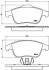 Гальмівні колодки тюнінгові BREMBO P68047X (фото 1)