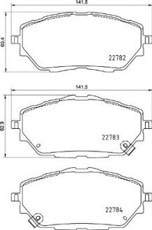 Гальмівні колодки дискові BREMBO P83 171 (фото 1)