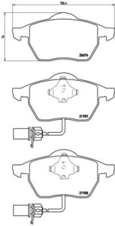 Гальмівні колодки дискові BREMBO P85 037