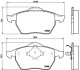 Комплект гальмівних колодок BREMBO P85039 (фото 1)