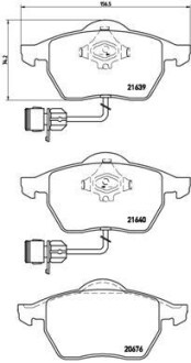 Фото гальмівні колодки дискові BREMBO P85040 Гальмівні колодки дискові BREMBO P85040