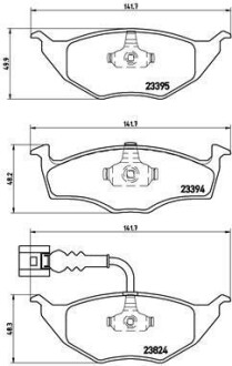 Фото гальмівні колодки дискові BREMBO P85063 Гальмівні колодки дискові BREMBO P85063