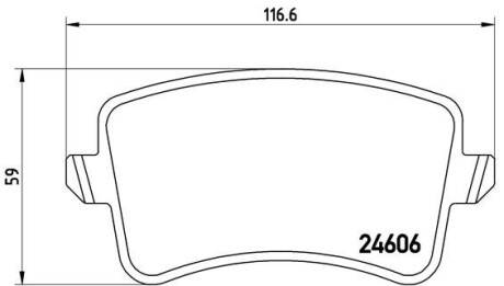 Гальмівні колодки тюнінгові BREMBO P85100X