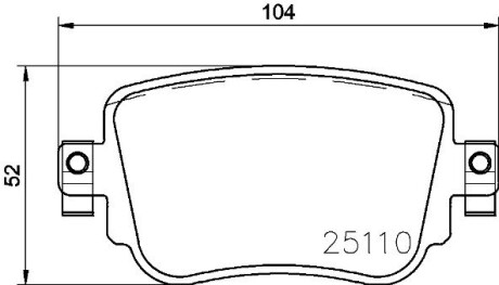 Гальмівні колодки дискові BREMBO P85 140