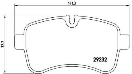 Фото гальмівні колодки дискові BREMBO PA6027 Гальмівні колодки дискові BREMBO PA6027