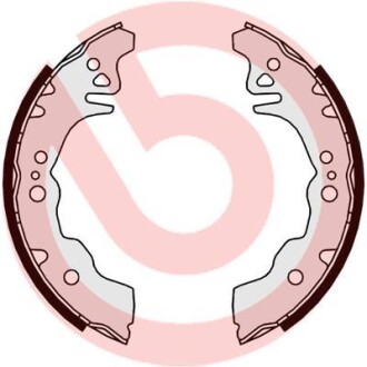 Гальмівні колодки барабанні BREMBO S16515