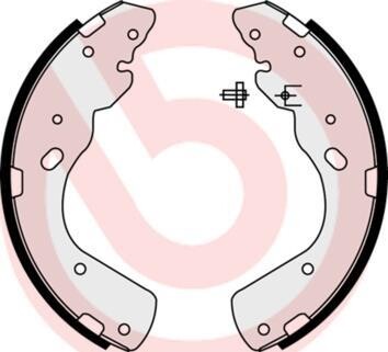 Гальмівні колодки барабанні BREMBO S23576