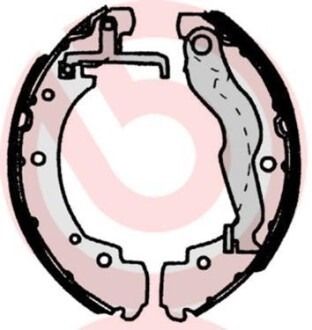Гальмівні колодки барабанні BREMBO S85515