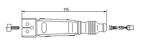 Свічний наконечник AUDI/FIAT/LADA/MB/SKODA/VW A6/Spider/Nova/S-Class/Octavia/Golf BREMI 13338A5