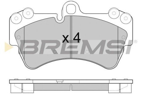 Гальмівні колодки пер. Audi Q7/Touareg/Cayenne BREMSI BP3099