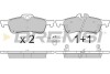 Гальмівні колодки зад. Toyota Yaris 05- (TEVES) BREMSI BP3320 (фото 1)