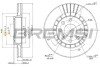 Гальмівний диск перед. Lanos/Astra/Kadett/Vectra 84-03 (256x24) BREMSI CD6206V (фото 1)