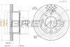 Гальмівний диск перед. Sprinter/LT 95-06 (276x22) BREMSI CD7013V (фото 1)