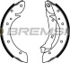 Гальмівні колодки зад. 405/Berlingo/Partner/Xsara (96-21) BREMSI GF0106 (фото 1)