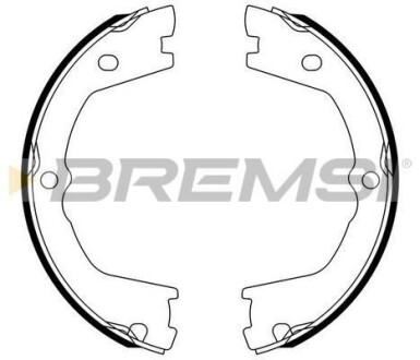 Фото гальмівні колодки зад. DAILY 2.3-3.0 89- (BREMBO) BREMSI GF0142 Гальмівні колодки зад. DAILY 2.3-3.0 89- (BREMBO) BREMSI GF0142