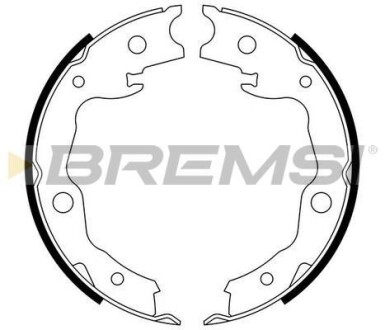 Колодки ручного гальма Juke 10-/ X-Trail (T31) 07-13/ Qashqai 07-13/Leaf 10- BREMSI GF0876