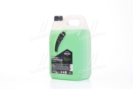 Фото омивач зимовий Lemon -27 ° С (лимон) 4л <> BREXOL BRX-049 Омивач зимовий Lemon -27 ° С (лимон) 4л <> BREXOL BRX-049