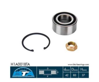 Комплект підшипника колеса BTA H1A001BTA