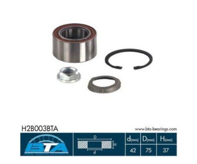 Комплект підшипника колеса BTA H2B003BTA