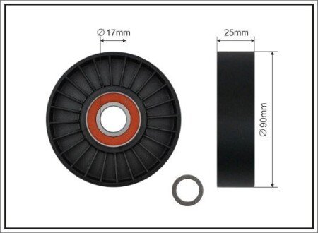 Ролик CAFFARO 41000