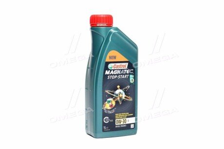 1л MAGNATEC STOP-START 0W-30 D олива синтетична. ACEA C2, Ford WSS-M2C950-A CASTROL 15D607