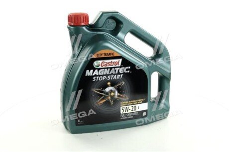 Олива моторна 5W-20 MAGNATEC STOP-STARTAPI SN, ILSAC GF-5, Ford M2C948-B, 4л, синт. CASTROL 15D8EF