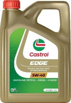 Олива моторна EDGE 5W-40 (Каністра 4л) CASTROL 15F7D6